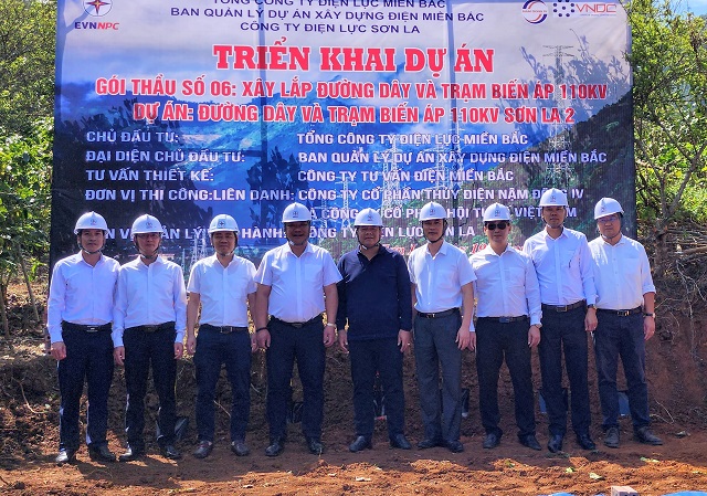 Sơn La:Khởi công dự án Đường dây và Trạm biến áp 110kV Sơn La 2
